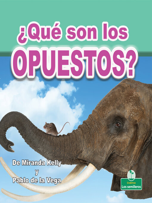 Title details for ¿Qué son los opuestos? by Miranda Kelly - Available